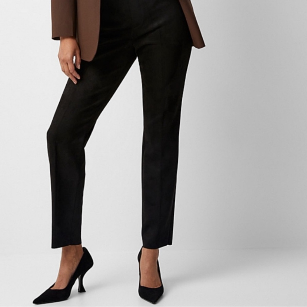 Simons Faux Suede Black Pants